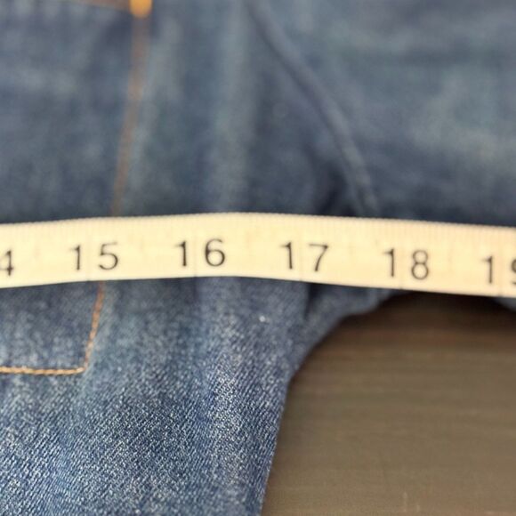 Clio Women’s Denim Blazer Jacket Size100% Cotton Tailored Casual Y2K Vintage - Picture 3 of 9